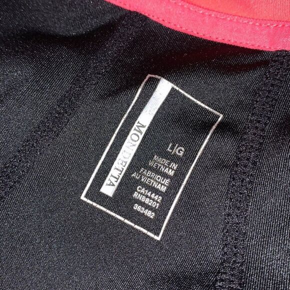 Mondetta Black, Grey & Pink Zip-Up Sweater - Picture 7 of 8